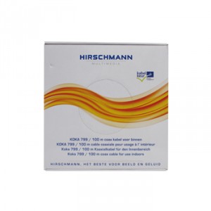 Hirschmann Coax kabel dubbel afgeschermd